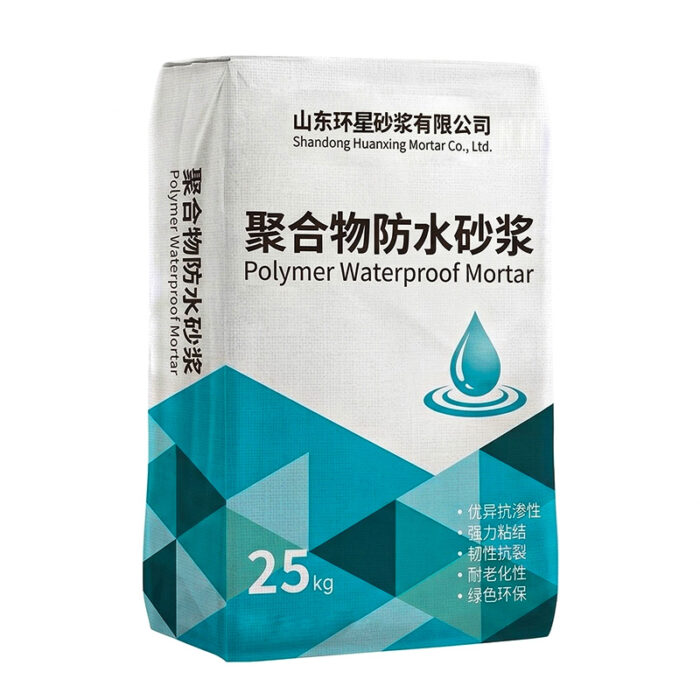 Polymer waterproof mortar