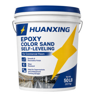 Anti Slip Epoxy Color Sand Self Leveling Floor Coating for Durable Factory Warehouse Concrete Flooring
