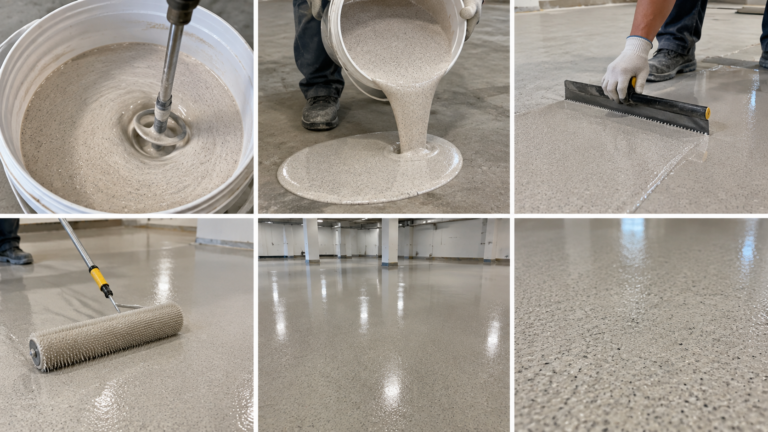 How to Construct Epoxy Colored Sand Flooring and Its Main Advantages